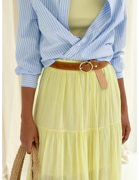 CAMICIA A RIGHE IN COTONE