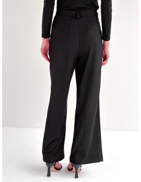 Pleated palazzo trousers