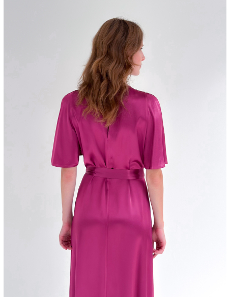 Abito svasato con manica cut out