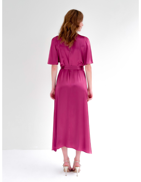 Abito svasato con manica cut out