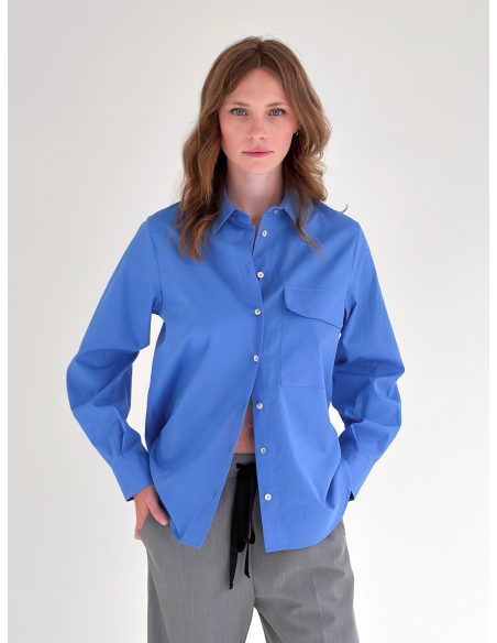 Cotton poplin shirt