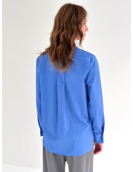 Cotton poplin shirt