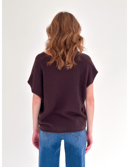 Gilet rifinito con Bottoni Gioiello