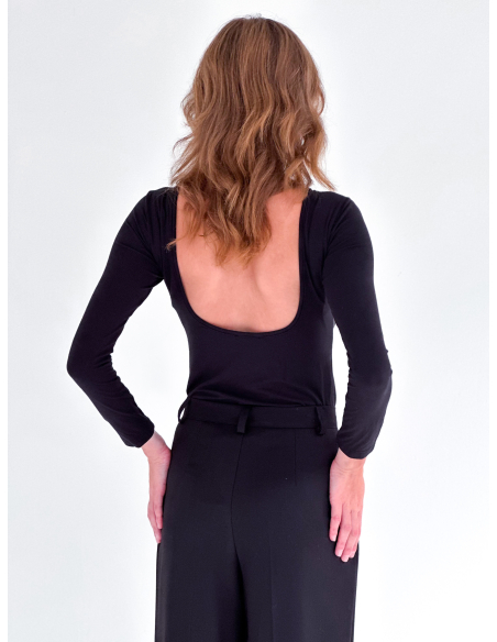 Jersey Top with Open Back