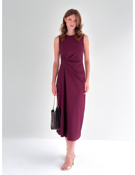 Abito midi Drappeggiato