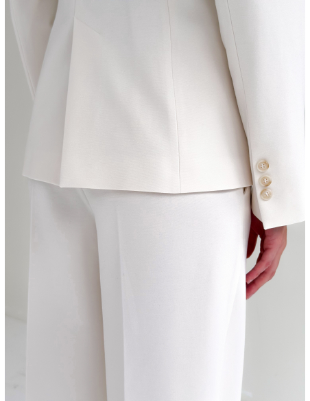 Viscose stretch jacket in punto Milano