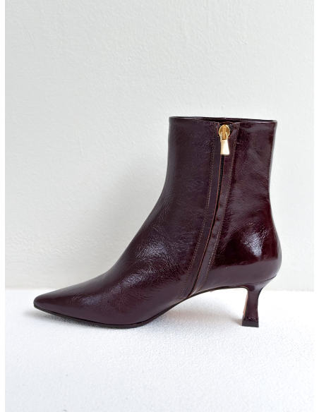 Patent Leather Ankle Boot