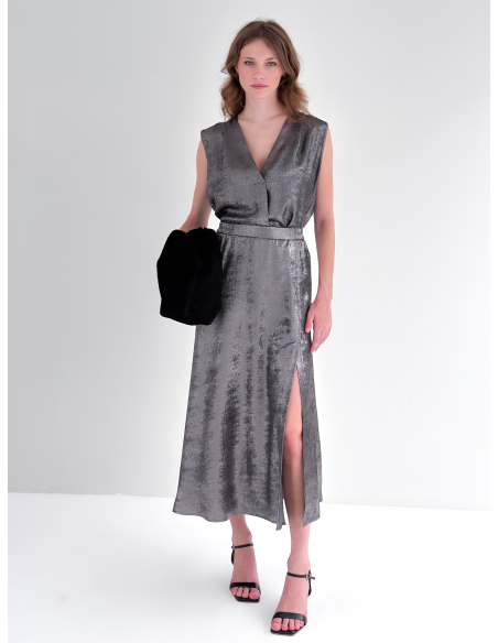 Laminated-effect Skirt