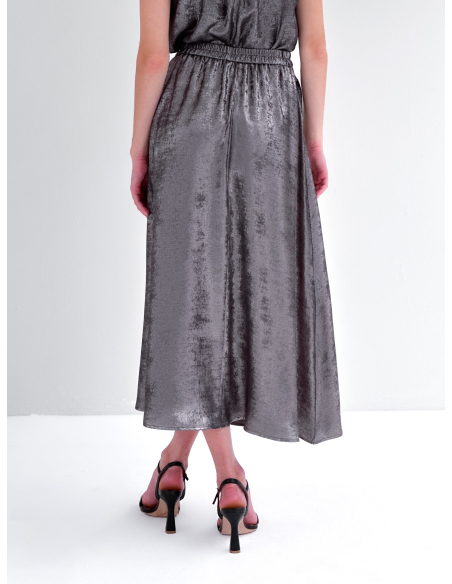 Laminated-effect Skirt