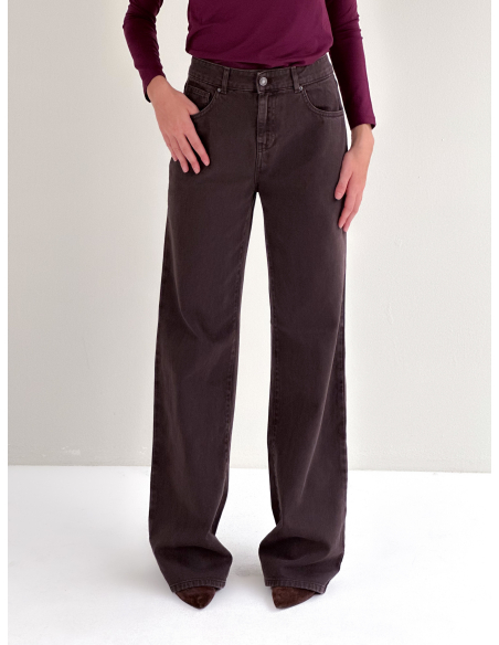 Pantalone palazzo in denim