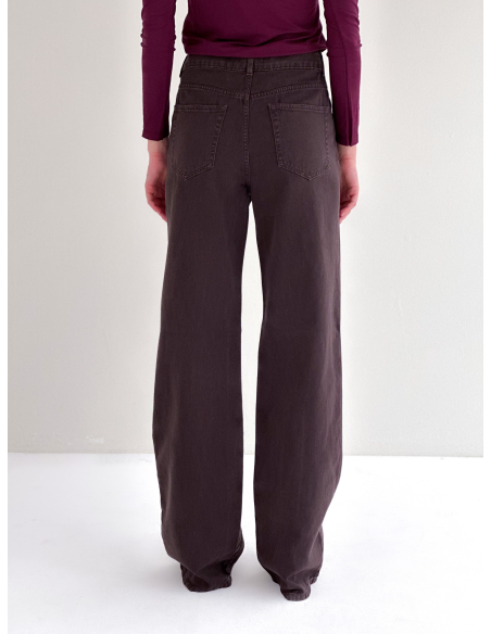 Pantalone palazzo in denim