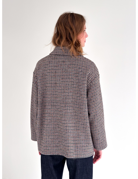 Pea Coat pied de poule