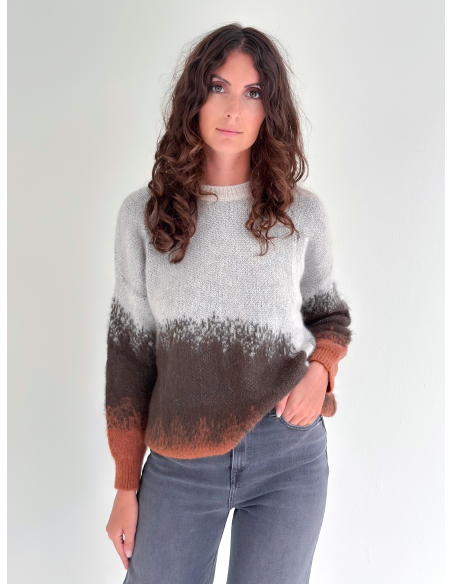 Gradient Jacquard Sweater