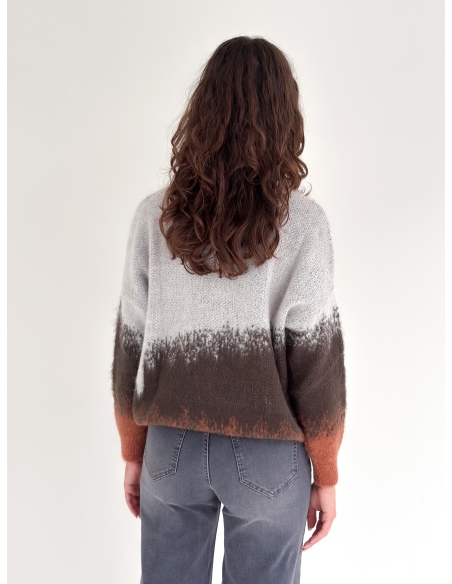 Gradient Jacquard Sweater