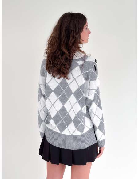 Argyle Cardigan