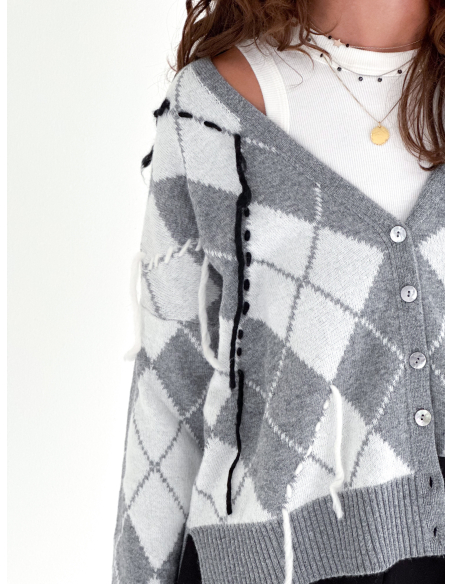 Argyle Cardigan