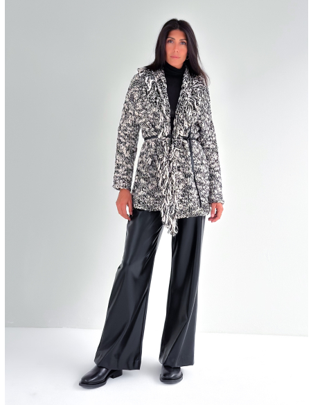 Cardigan con frange Sale e pepe
