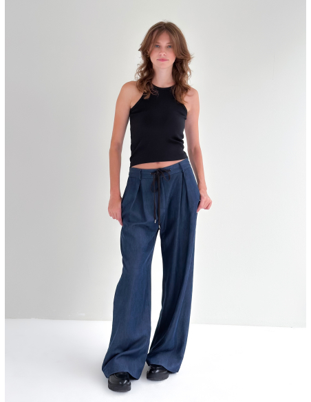 copy of Stretch cottone Ribbed tank top