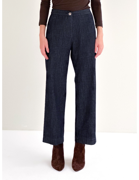 Pantalone in Drill di Cotone