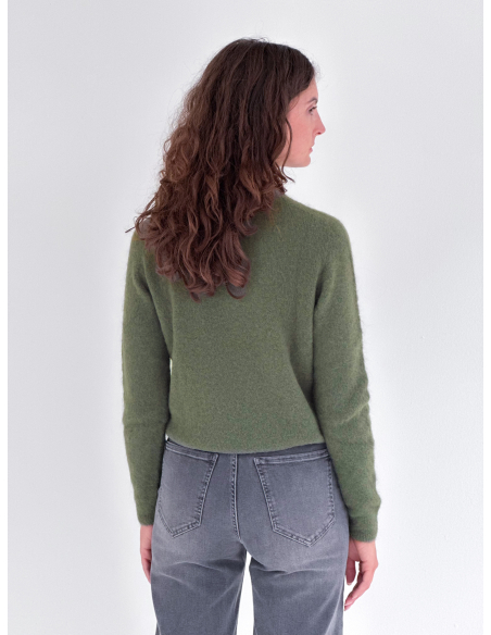 Maglione Girocollo in misto Alpaca