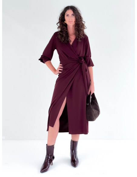 Long Wrap Dress