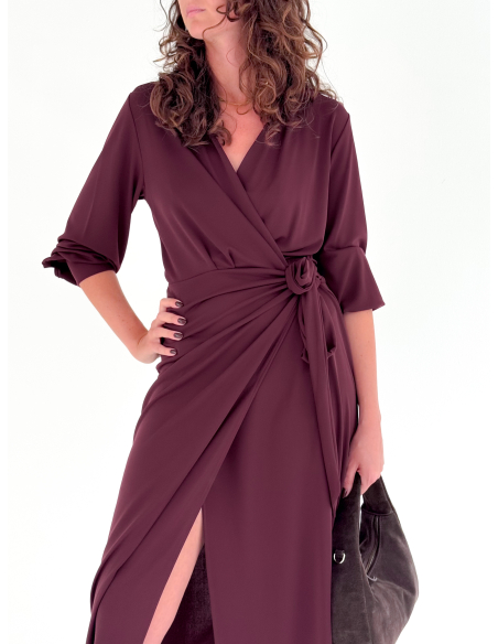 Long Wrap Dress