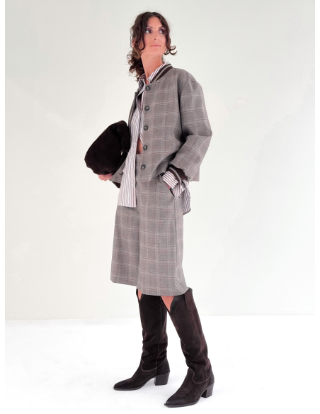 Bermuda shorts in Prince of Wales check