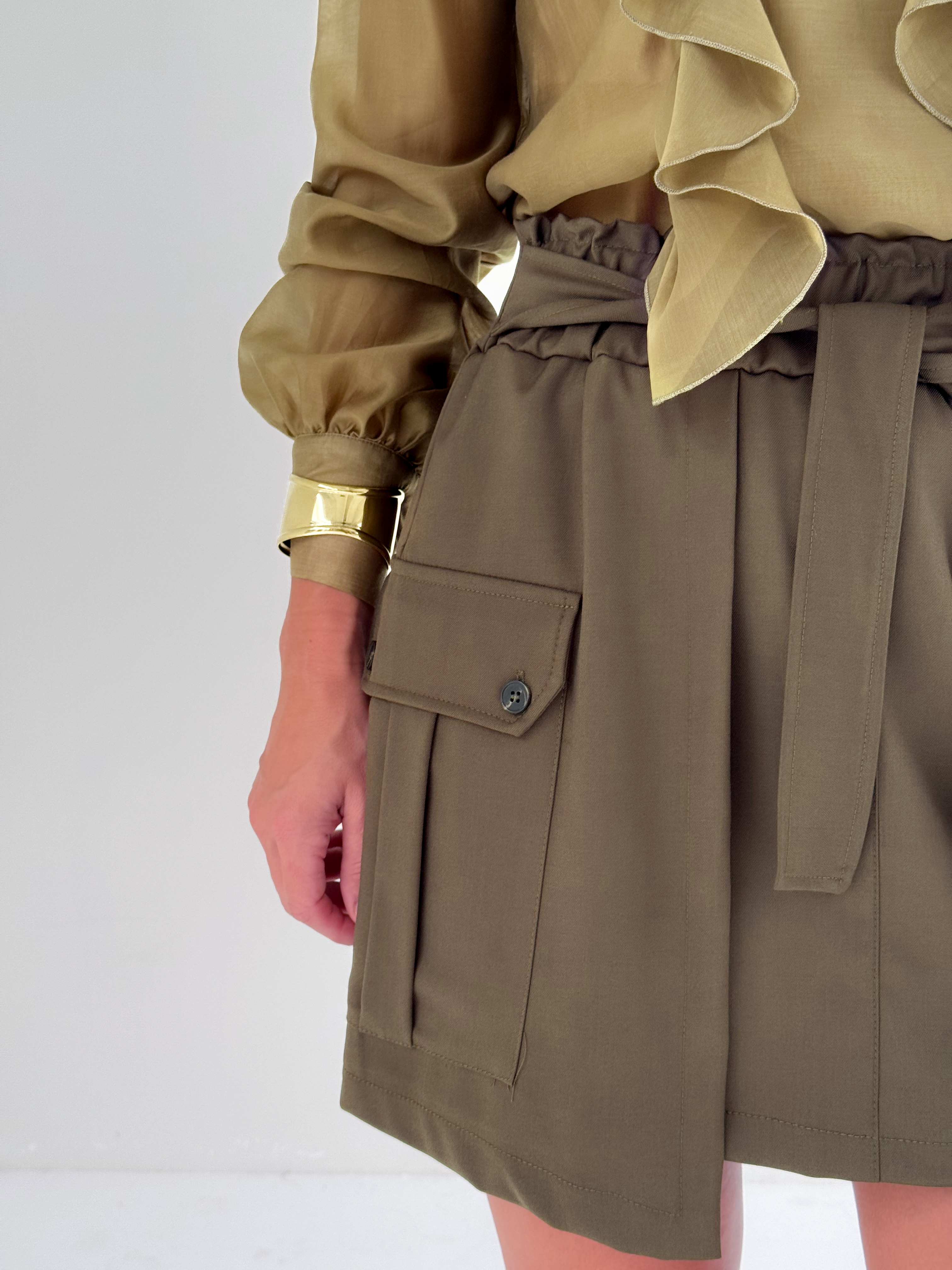 Mini gonna Militare