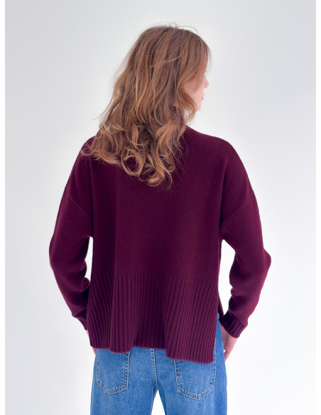 100% Wool High Neck Sweater