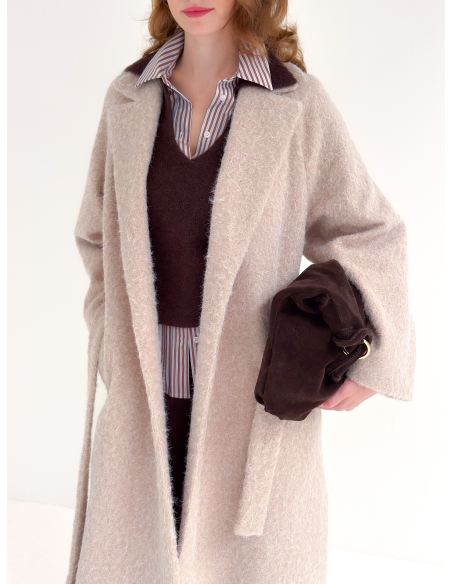 Cappotto Con Cintura