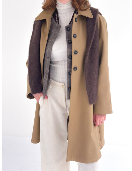 Velvet palazzo trousers