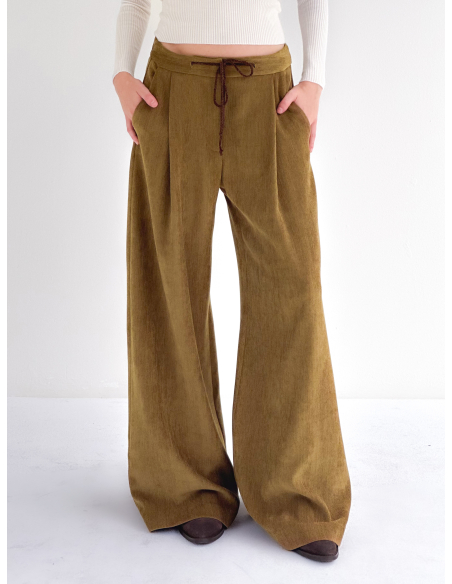 Pantalone Jogger in Velluto