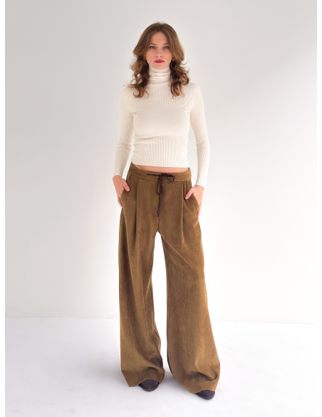 Pantalone Jogger in Velluto