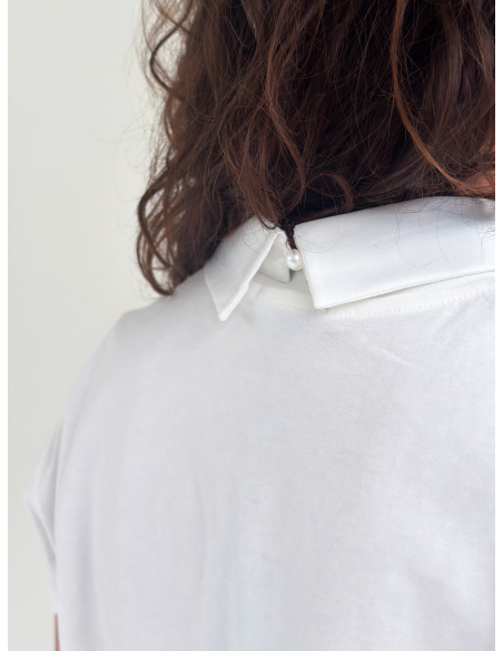 Shirt collar T-shirt