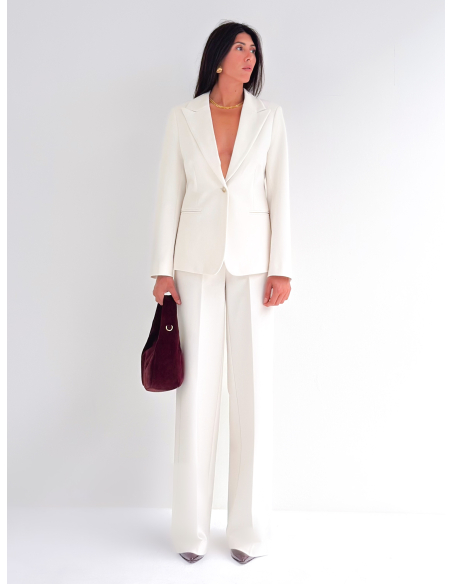 Viscose stretch jacket in punto Milano