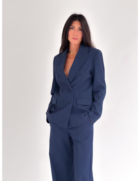 Milan-style double-breasted blazer