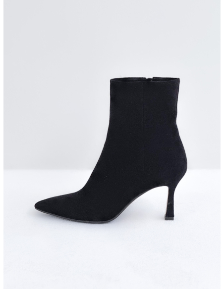 Pointed Suede Ankle Boot