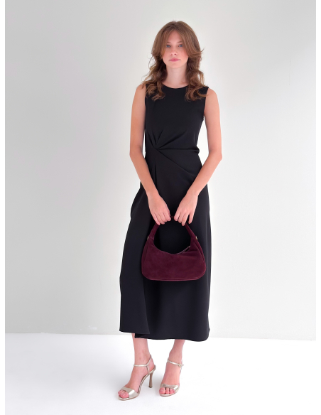 copy of Midi Draped stretch Dress