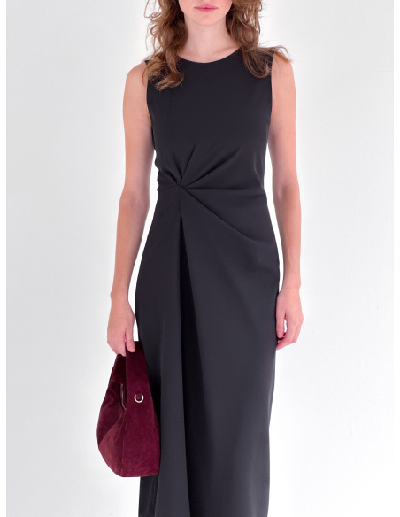 copy of Midi Draped stretch Dress