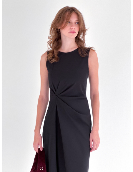 Abito midi Drappeggiato