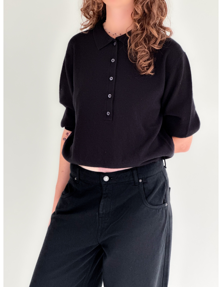 Polo Shirt in Pure Wool