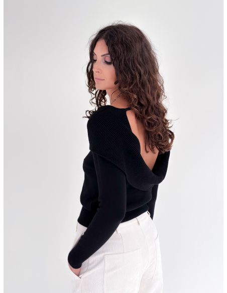 Open Back Sweater