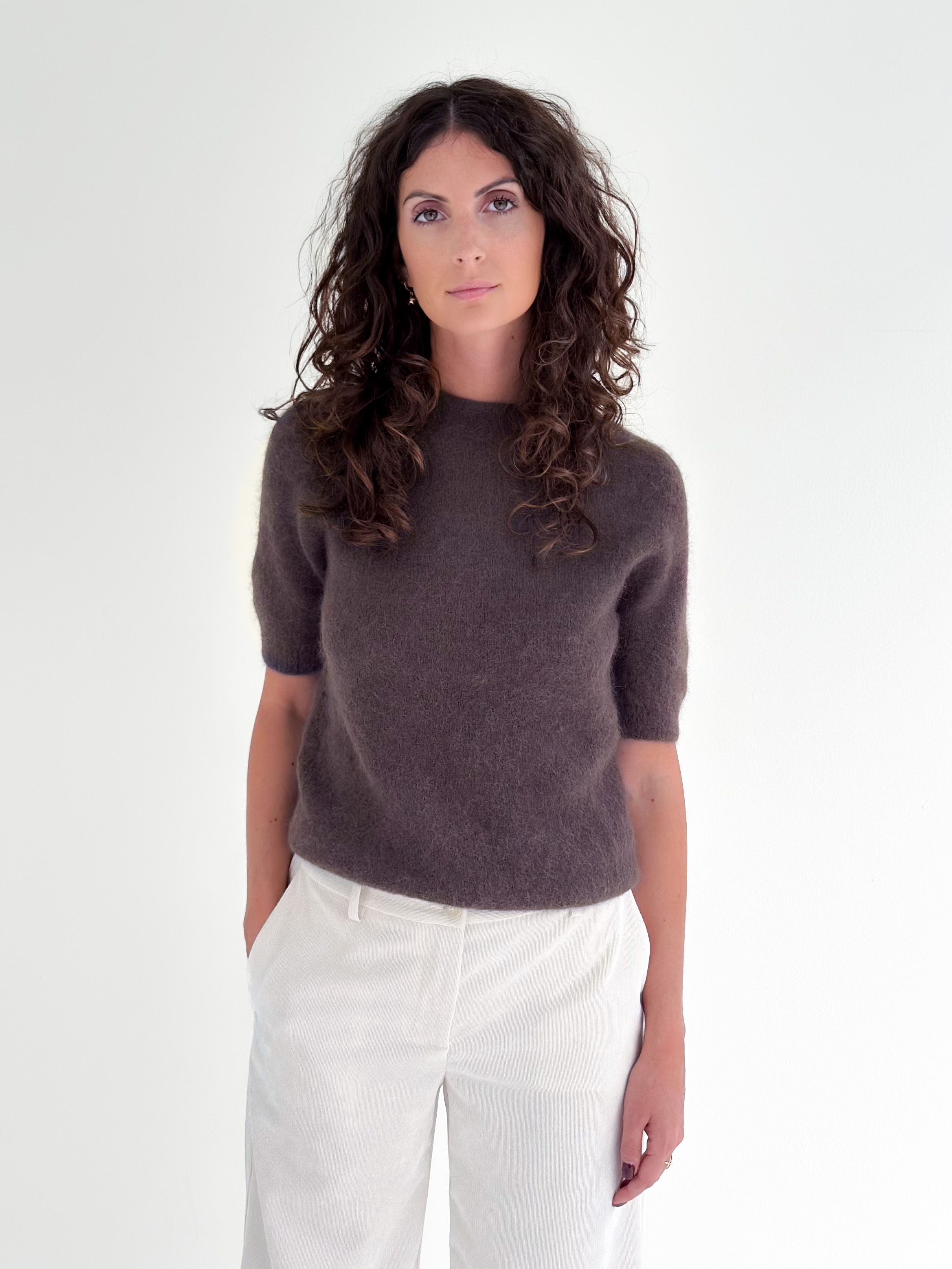 Maglione Mezza Manica Misto lana