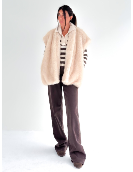 Pantalone palazzo in denim