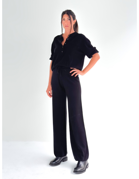 100% Wool Knitted Trousers