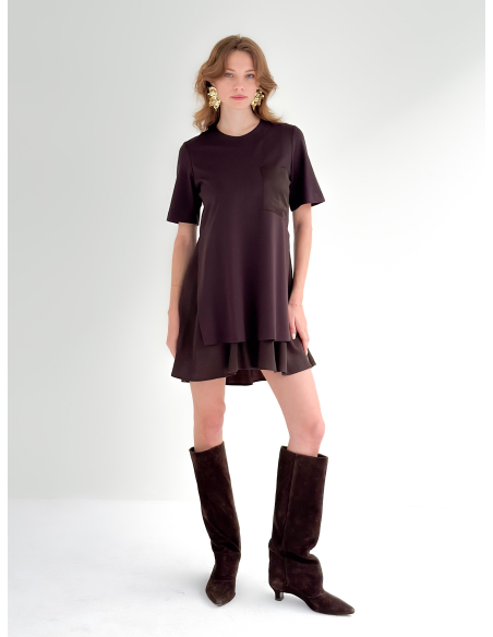 Milan Dress with Ruffles