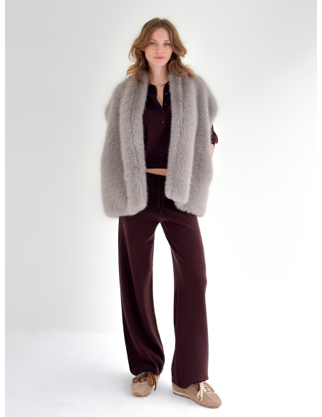 100% Wool Knitted Trousers