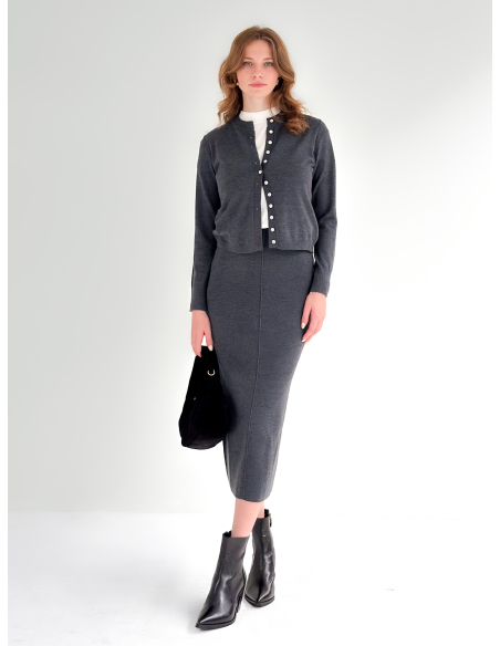 Classy Wool Blend Cardigan