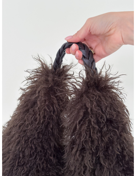 Borsa in eco pelliccia