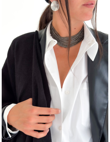 Mantella con Frange 100% lana